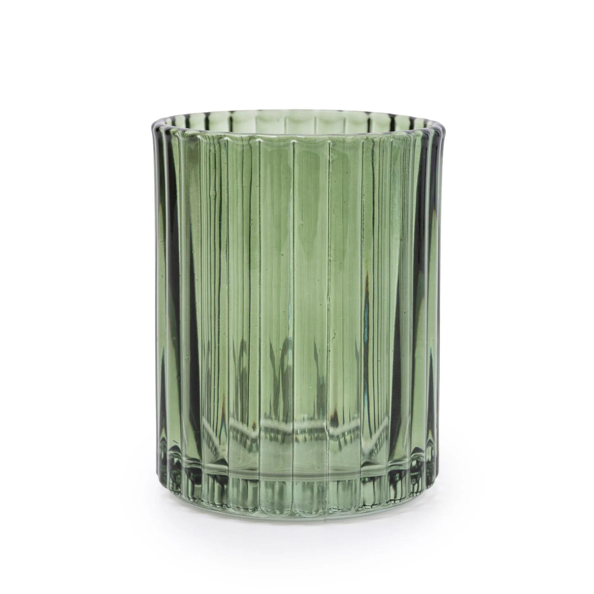 10CM Glass Tumbler Green - Image 3