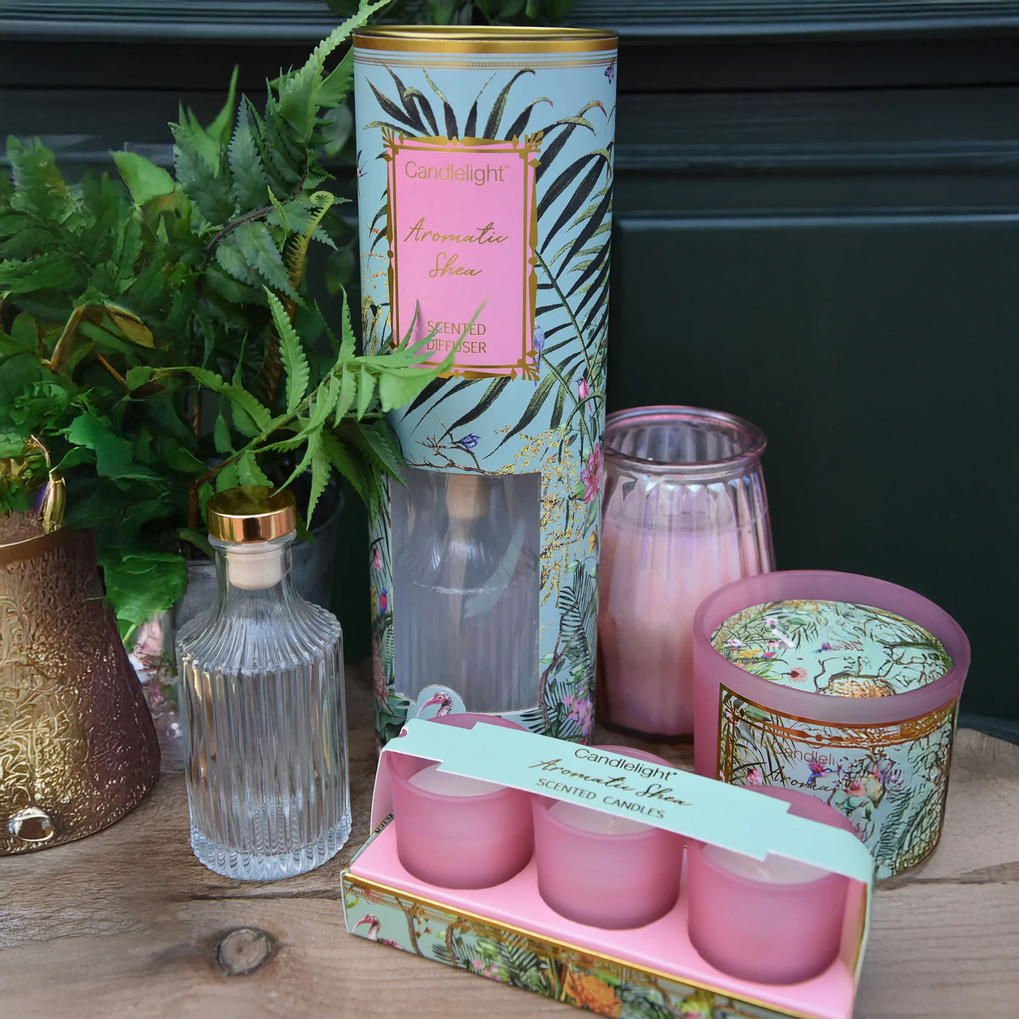 Ether Chinoiserie Reed Diffuser with Rich Aromatic Shea Scent - Image 3