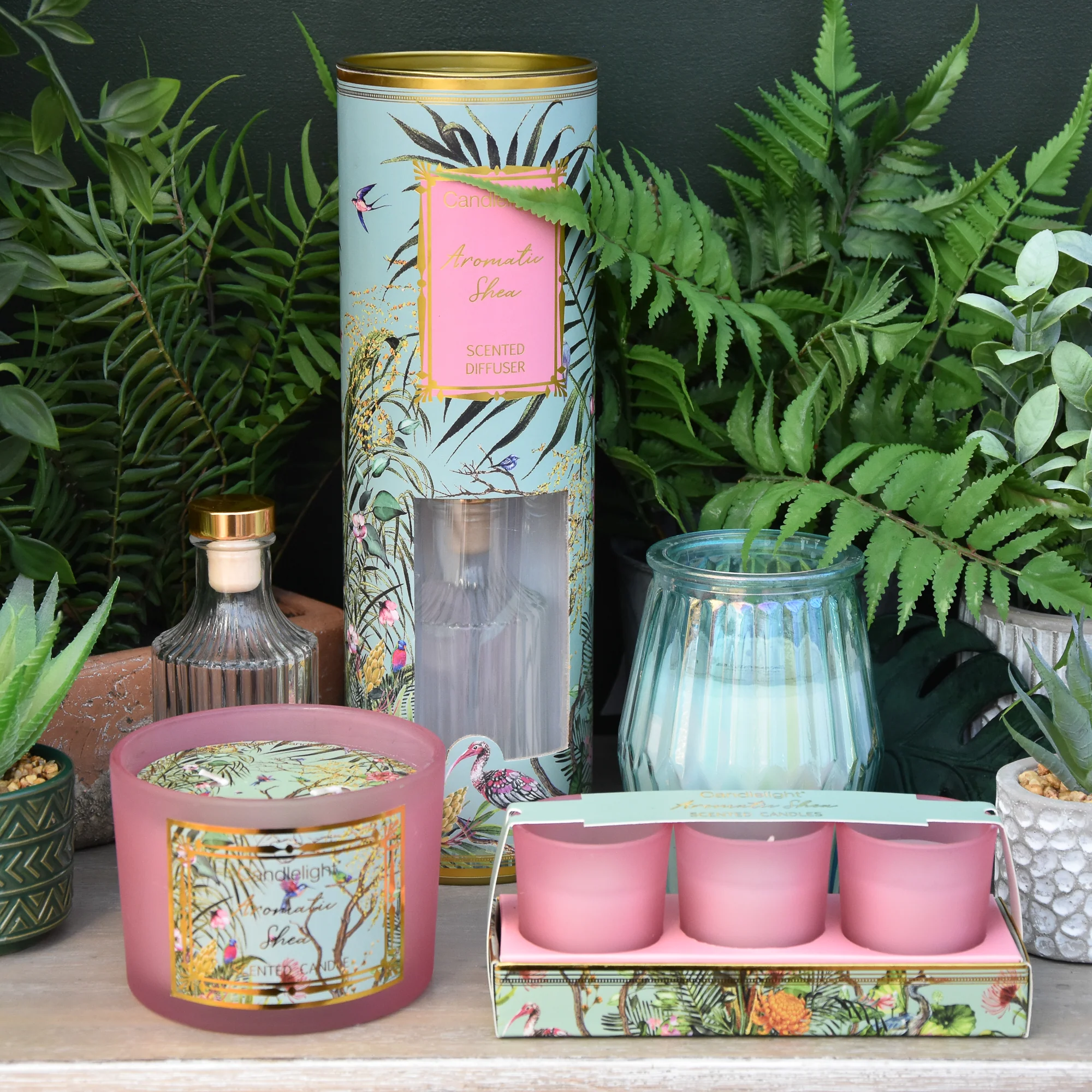 Ether Chinoiserie Reed Diffuser with Rich Aromatic Shea Scent - Image 5