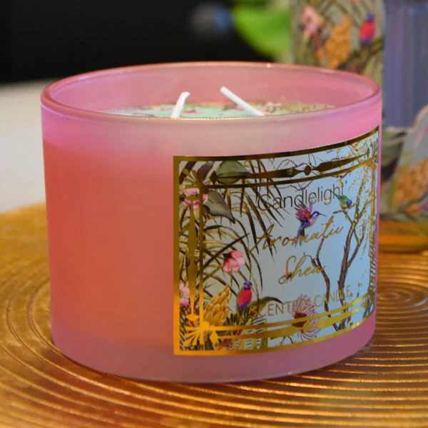 Aromatic Shea Essence Ether Chinoiserie 2-Wick Candle