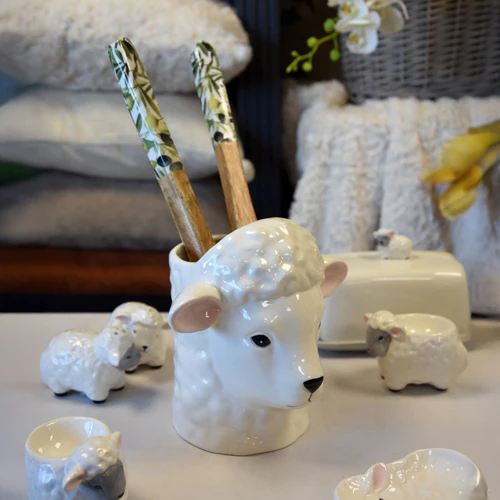 3D Sheep Utensil Pot for Kitchen - Image 3