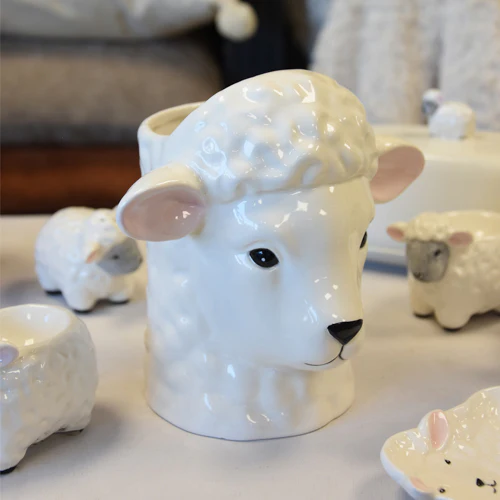 3D Sheep Utensil Pot for Kitchen - Image 4