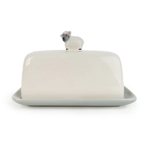 3D Sheep White Butter Dish - Image 3