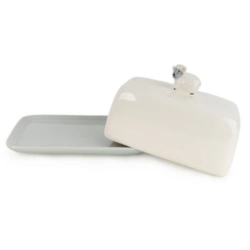 3D Sheep White Butter Dish - Image 5
