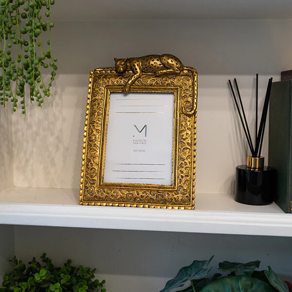 Stylish Leopard 5x7 Gold Photo Frame Design - Image 4
