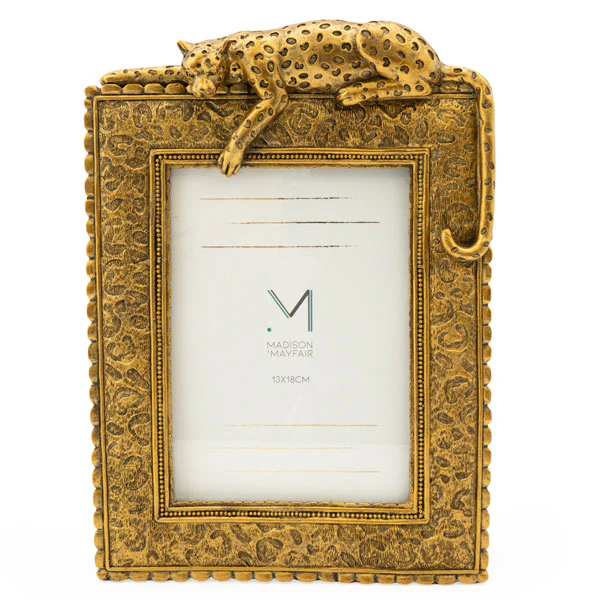 Stylish Leopard 5x7 Gold Photo Frame Design - Image 6