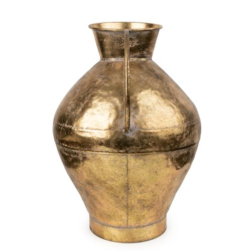 Antique Gold Metal Jug - Image 9
