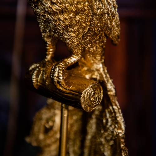 Antique Gold Peacock Ornament - Image 5