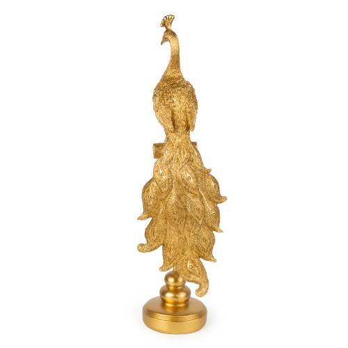 Antique Gold Peacock Ornament - Image 7