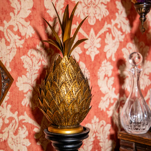 Antique Gold Pineapple Ornament