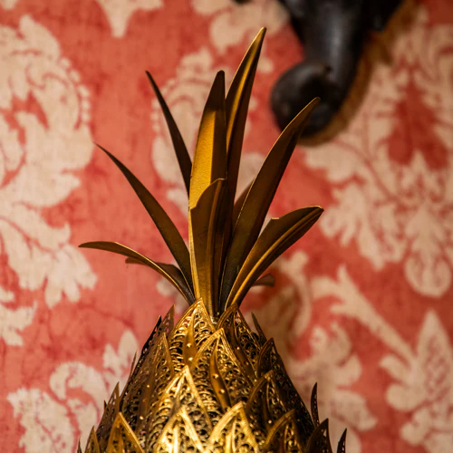 Antique Gold Pineapple Ornament - Image 2