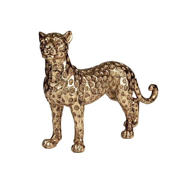 Art Deco Gold Leopard Statue - Image 6