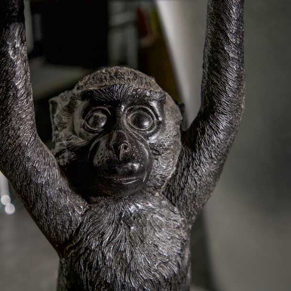Art Deco Monkey Side Table in Black - Image 3