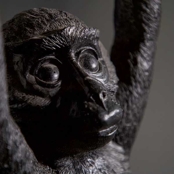 Art Deco Monkey Side Table in Black - Image 4