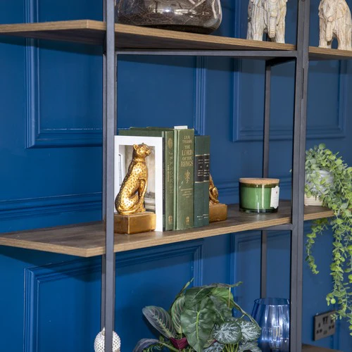 Art Deco Style Gold Leopard Bookends - Image 8