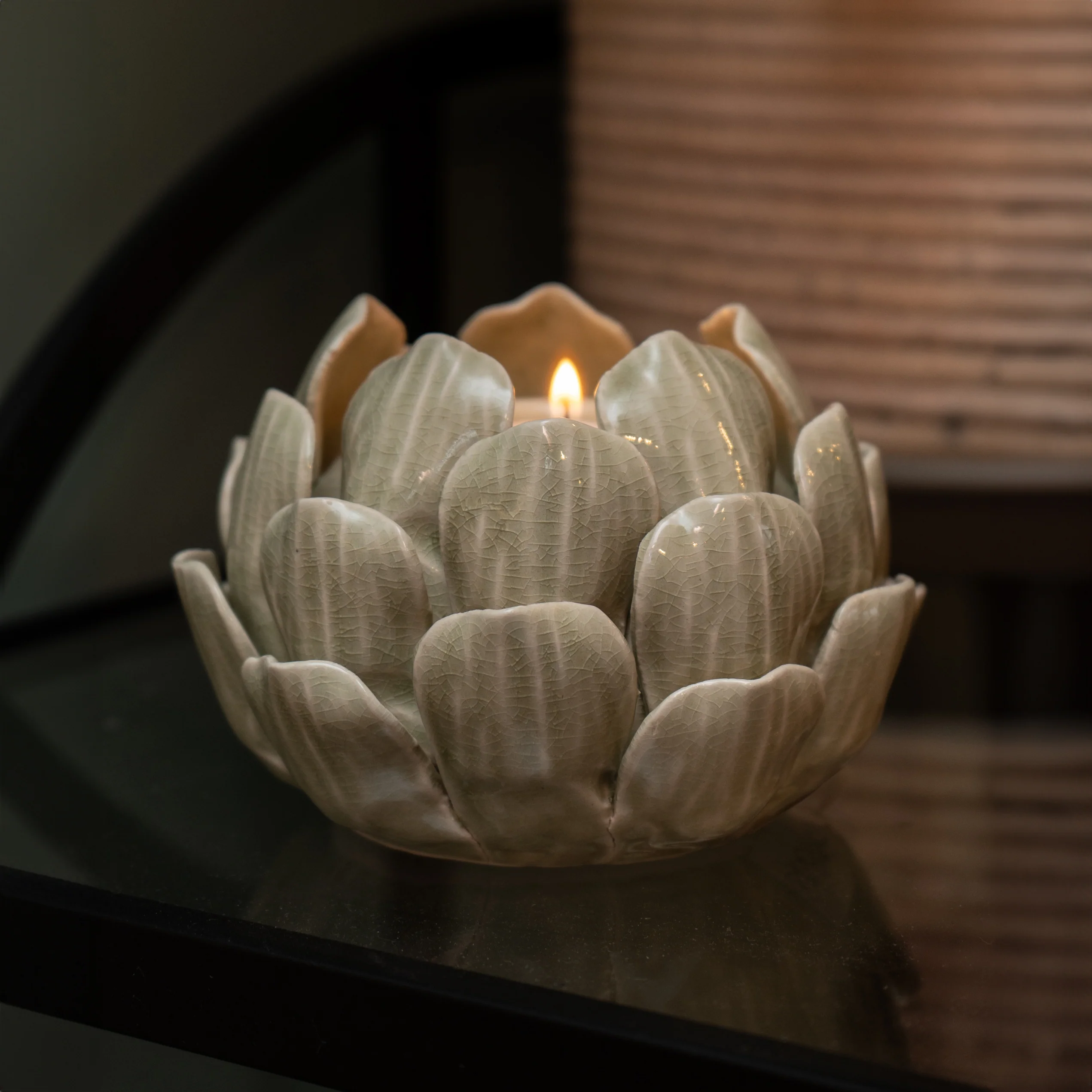 Charming Green Artichoke Candleholder - Image 4