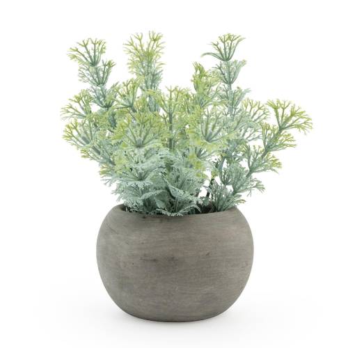 Artificial Dwarf Ambulia in Grey Pot - Image 4