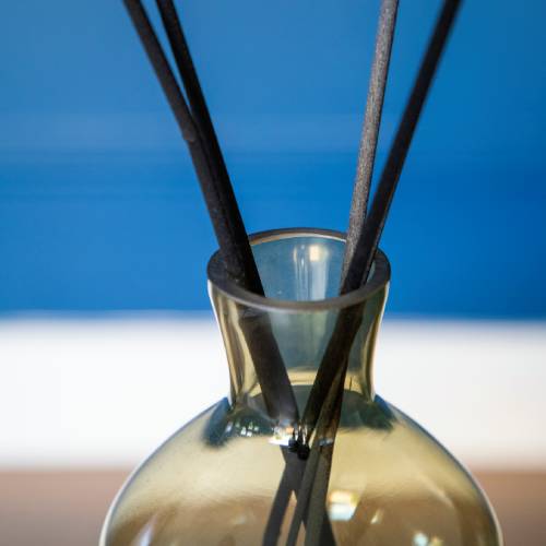 500ml Glass Bubble Reed Diffuser With Basil, Lime & Mandarin Scent - Image 3