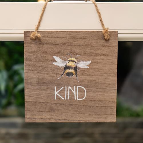Bee Kind Hanging Sign