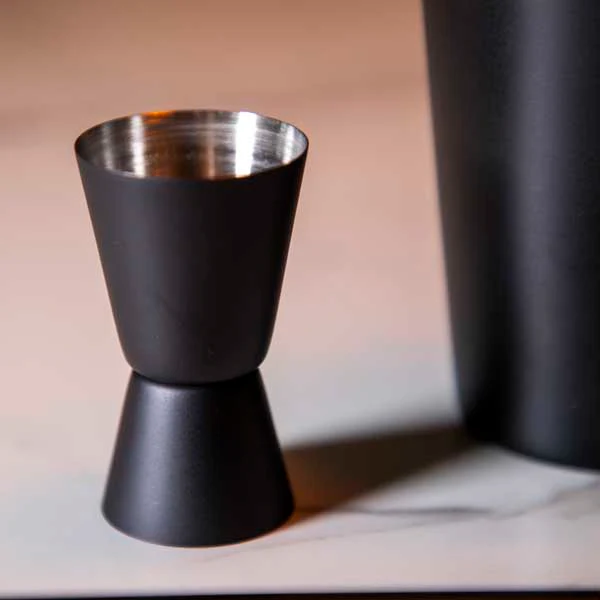 Black and Gold Cocktail Shaker Set with Gift Box and Recipe Card - Image 4