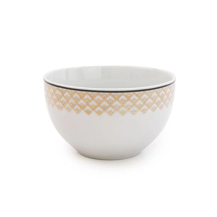 Black and Gold Rice Bowl - Image 2