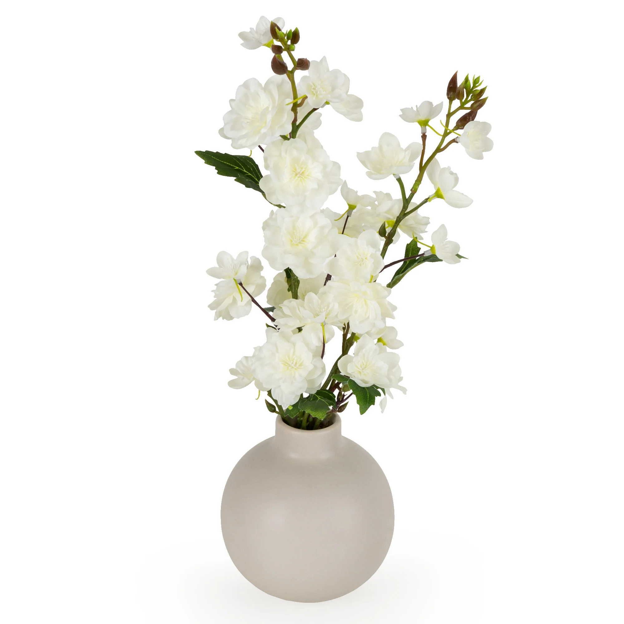 Blossom In Ceramic Bottle Vase - Image 6