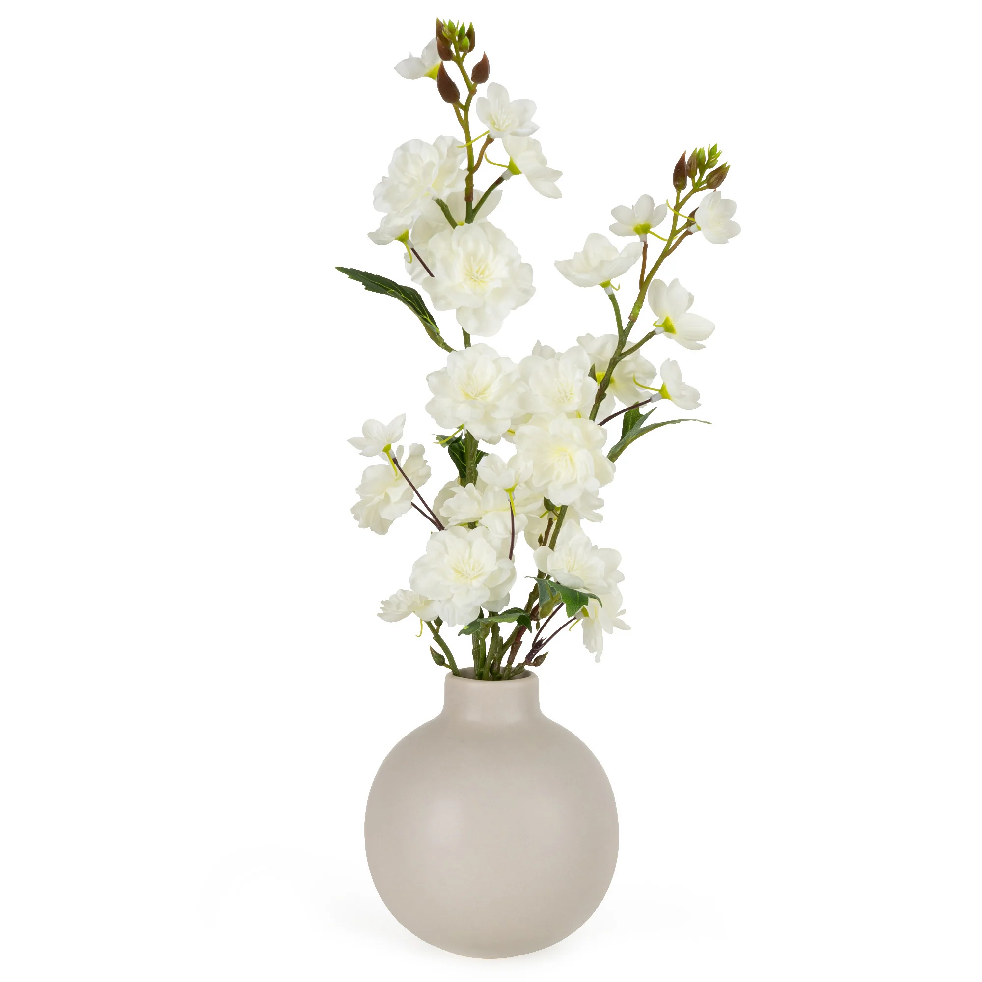 Blossom In Ceramic Bottle Vase - Image 7