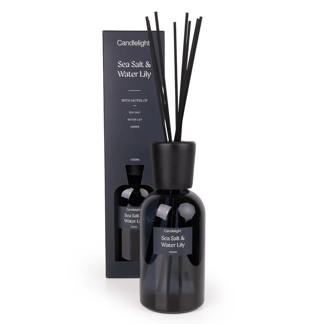 Blue Waterlily and Sea Salt Home Diffuser - Image 2