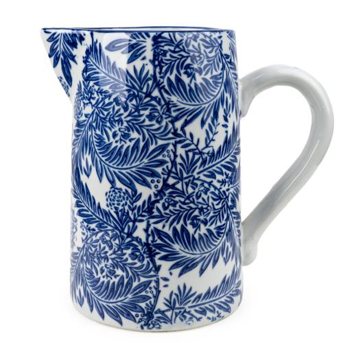 Large Blue & White Milk Jug