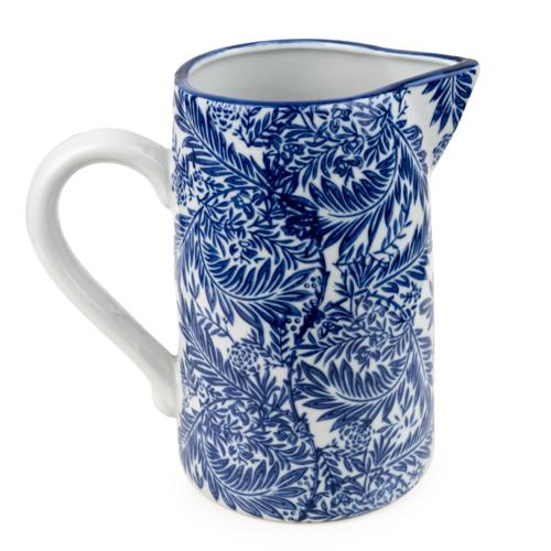 Large Blue & White Milk Jug - Image 2