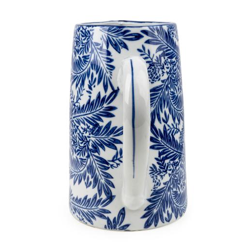 Large Blue & White Milk Jug - Image 3