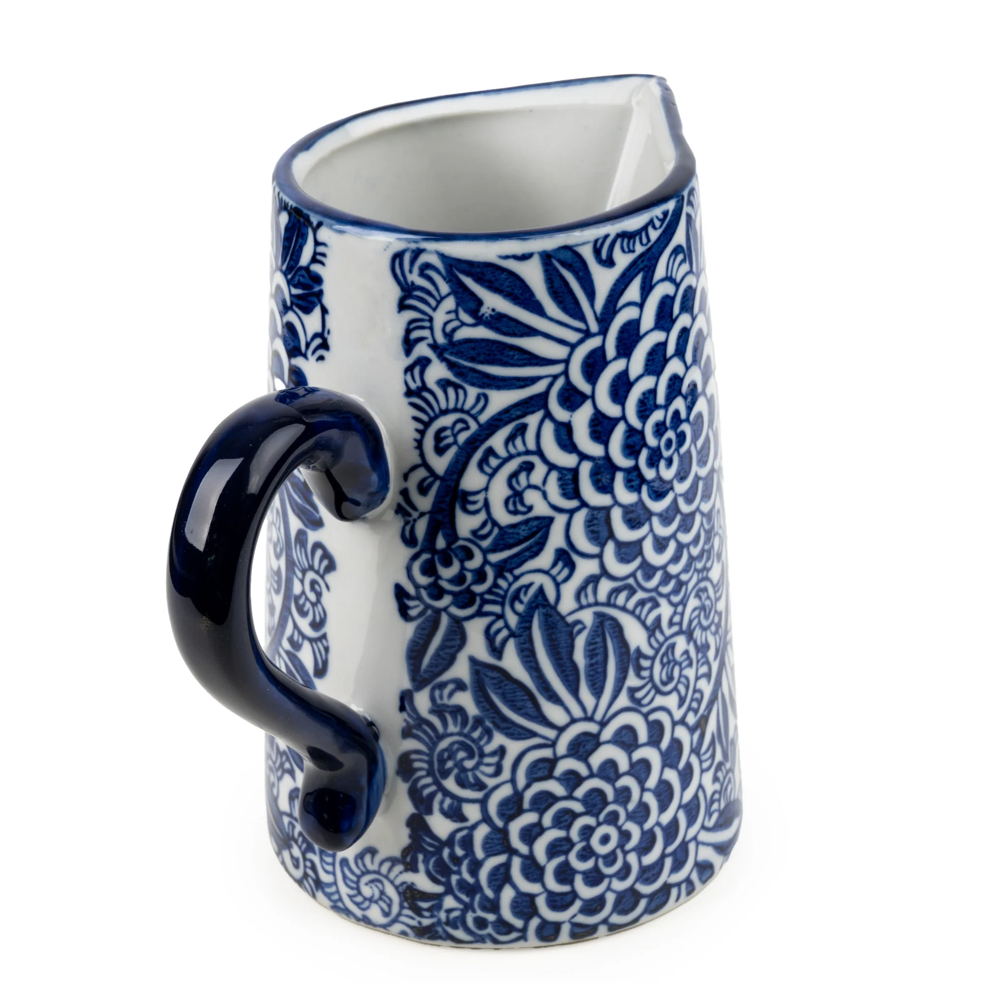 Small Blue & White Milk Jug - Image 5