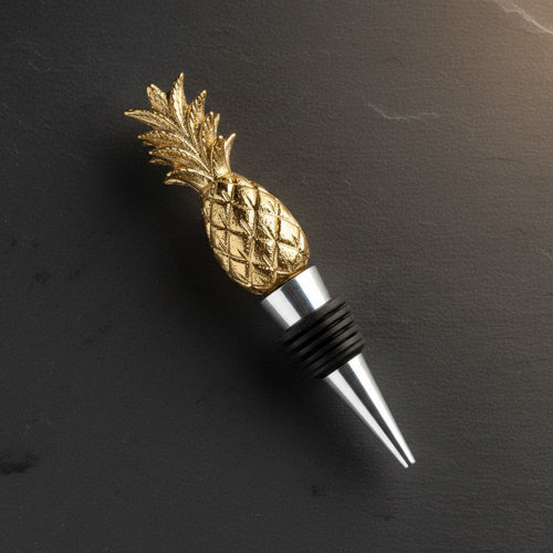 Bottle Stopper With Decorative Pineapple Top 