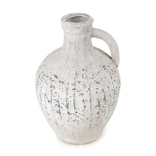 Stone Bottle Vase with Handle - Image 11