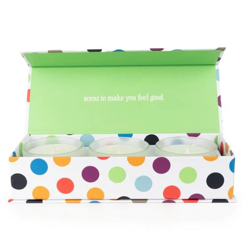 Brights Collection "Celebrate" Scented Luxury Candle Trio