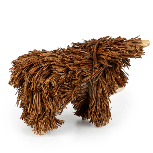 Brown Highland Cow Twig Ornament  - Image 5