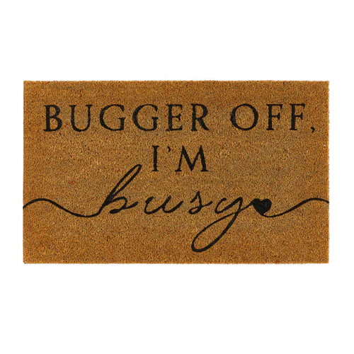 Bugger Off, I’m Busy Funny Doormat - Image 2