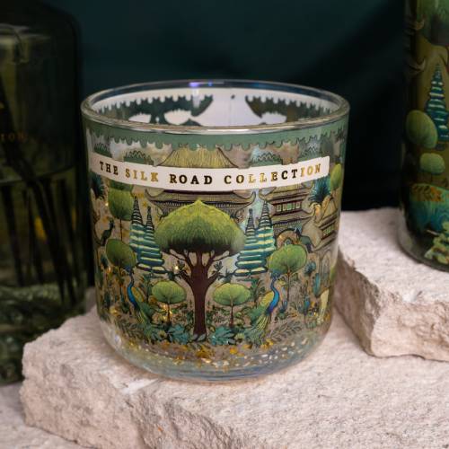 Bukhara Groves of Corsica LED Glitter Candle