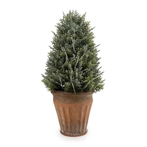 29cm Cypress Tree in Decorative Pot – Artificial Cypress Plant - Image 3