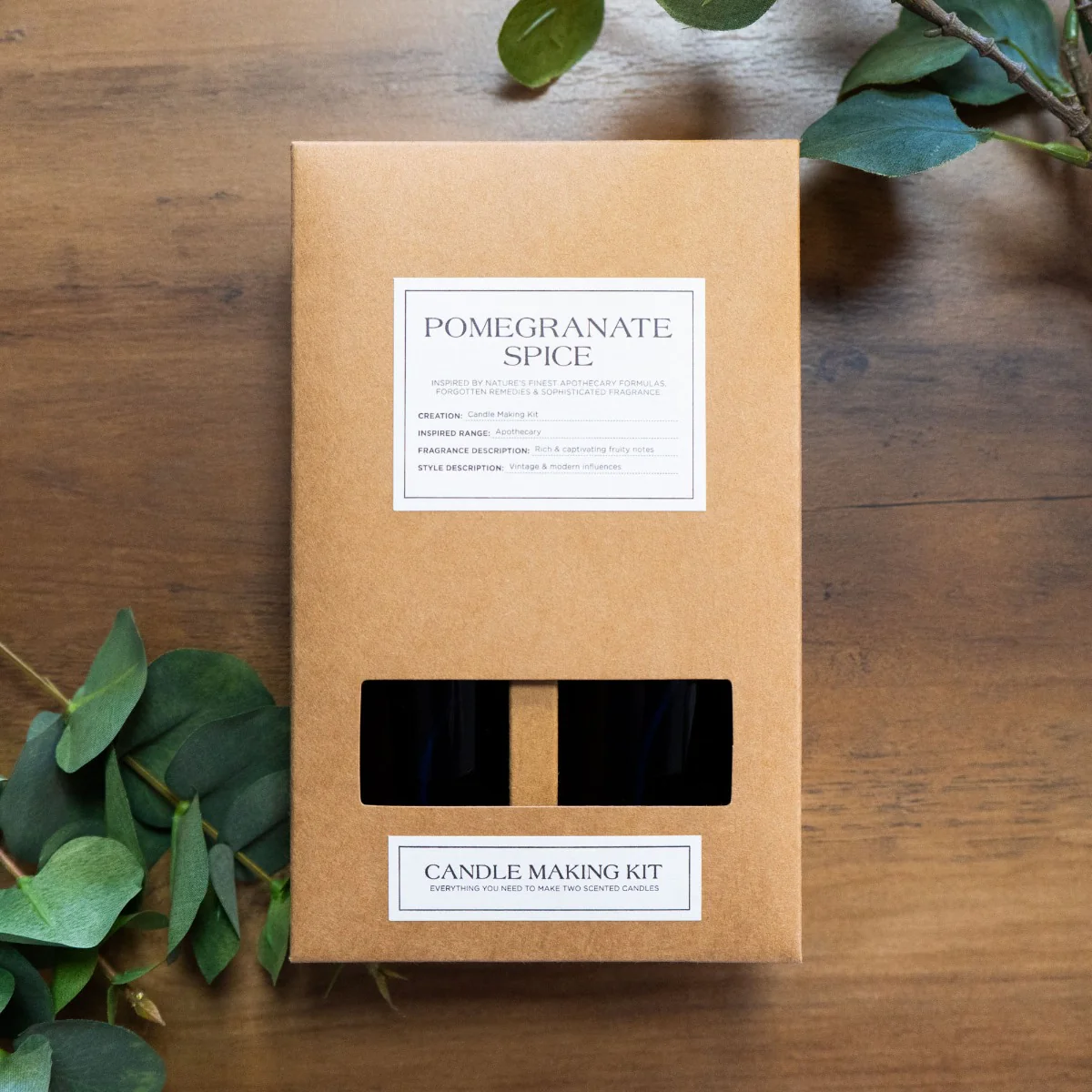 Candle Making Gift Set in Pomegranate Spice Essence