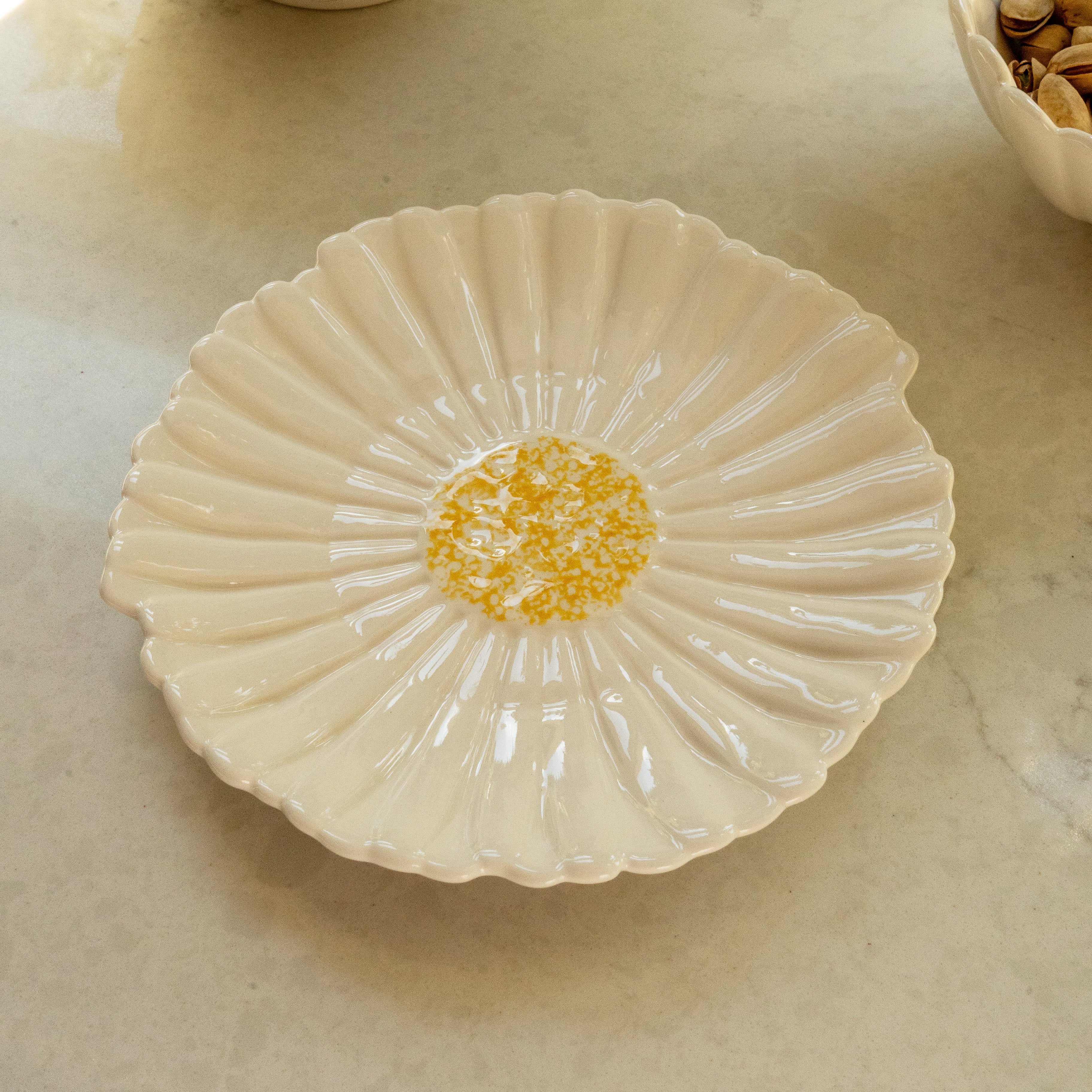 Ceramic Daisy Side Plate - Image 2