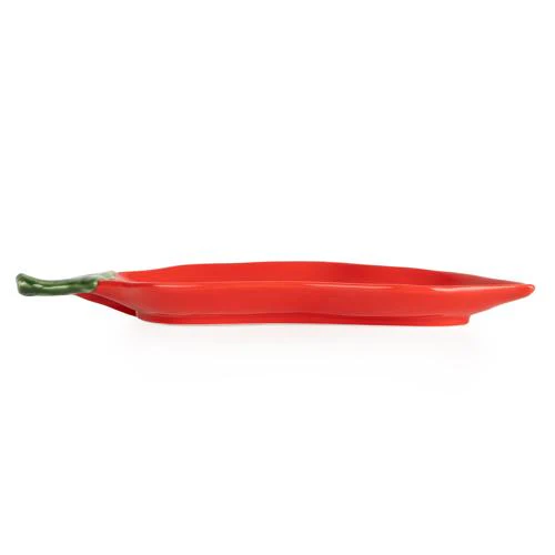 Chilli Shaped Ceramic Serving Plate - Image 6