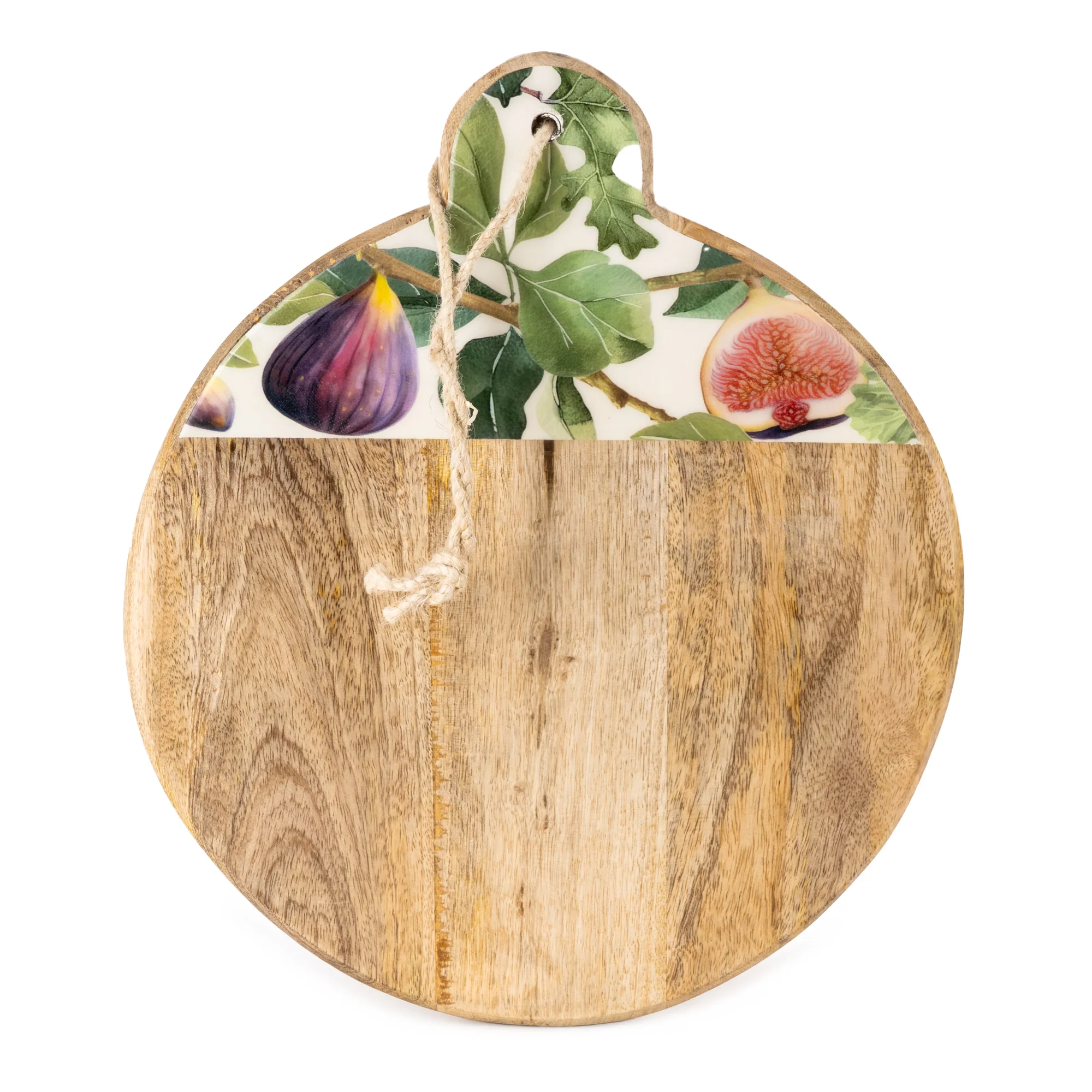 Chopping Board Mango Wood & Enamel, Figs - Image 2