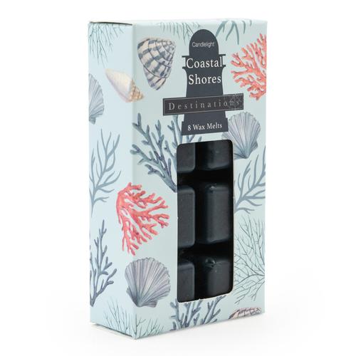 Coastal Shores Pack of 8 Seasalt Scent Wax Melts - Image 2