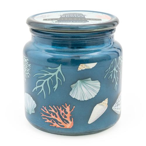 Coastal Shores Seasalt Scent Lidded Candle Jar