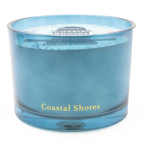 Coastal Shores Seasalt Scent Two Wick Candle - Image 2