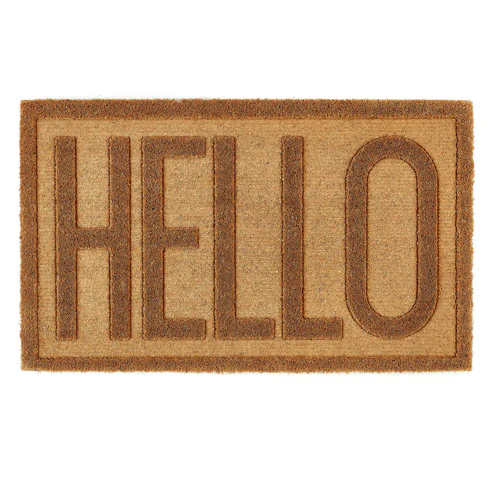 Coir Classic Hello Doormat   - Image 2