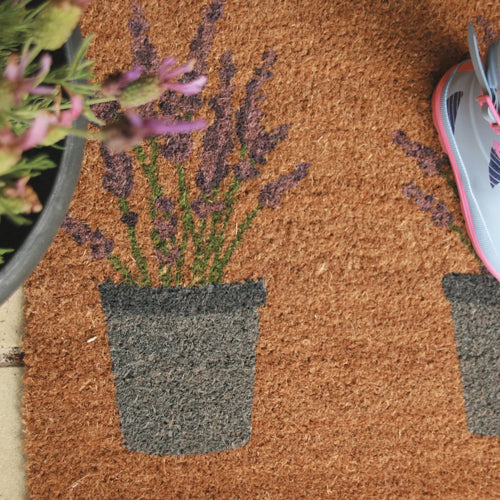 Coir Lavender Doormat - Image 2