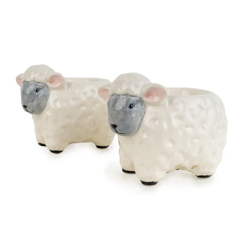 Country Sheep Egg Holder Pair - Image 3