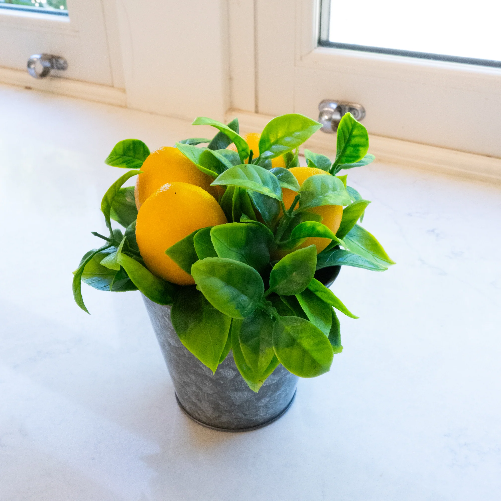 Decorative Lemons in a Tin - Image 2